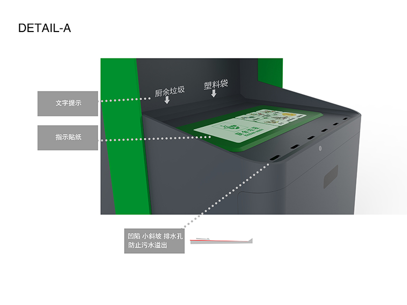 垃圾箱 效果图